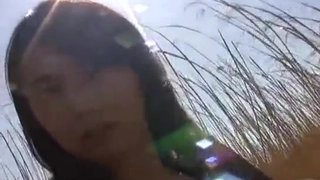 【黛西老师】户外勾搭，首次大胆露脸，极品骚少妇，小逼逼一天离不开男人